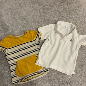 2 boys toddler shirt bundle